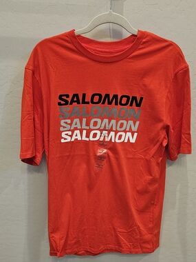 Salomon Red Graphic Logo T-Shirt